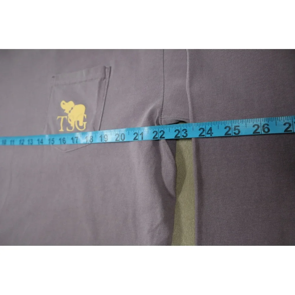 The Southern Gentleman‎ Purple Long Sleeved Pocket Tee - Size L